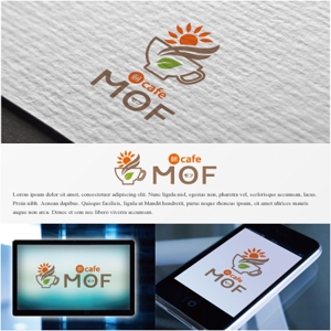 drkigawa (drkigawa)さんの新規カフェ「朝cafe MOF」のロゴへの提案