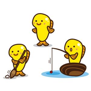 mu_cha (mu_cha)さんの魚のキャラクターデザインへの提案