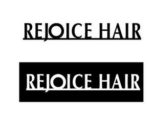 creative1 (AkihikoMiyamoto)さんの美容室　REJOICE hair（リジョイス　ヘア）のロゴへの提案