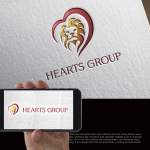 neomasu (neomasu)さんのホールディングス　HEARTS GROUP　のロゴへの提案
