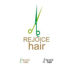 kora３ (kora3)さんの美容室　REJOICE hair（リジョイス　ヘア）のロゴへの提案