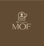 atomgra (atomgra)さんの新規カフェ「朝cafe MOF」のロゴへの提案
