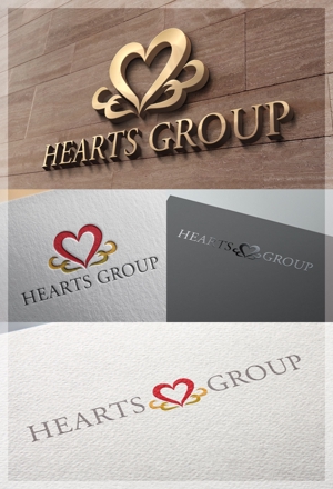 99R+design. (lapislazuli_99)さんのホールディングス　HEARTS GROUP　のロゴへの提案