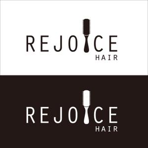 sacuman (sacuman)さんの美容室　REJOICE hair（リジョイス　ヘア）のロゴへの提案