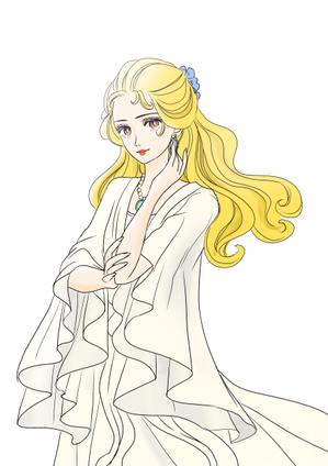 mikamika_midori0001さんの美容・健康商品女性向け　ベルサイユの薔薇・宝塚系女性のキャラクターデザインへの提案