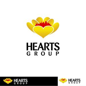 ゼロワン (zeroone)さんのホールディングス　HEARTS GROUP　のロゴへの提案