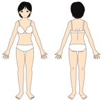 satokimi (ayapu1226)さんの女性の全身イラスト（医療用）への提案