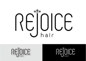 sametさんの美容室　REJOICE hair（リジョイス　ヘア）のロゴへの提案