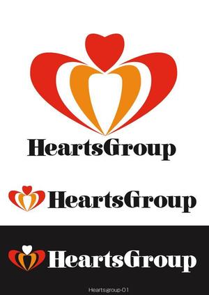 有限会社デザインスタジオ・シロ (pdst-4646)さんのホールディングス　HEARTS GROUP　のロゴへの提案