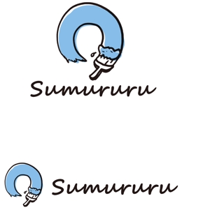 Banri (Mari0203)さんのDIYとペイントのワークショップ・ツール販売「sumururu」のロゴへの提案