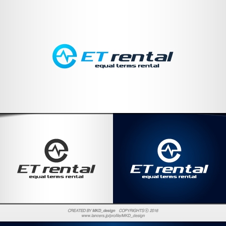 MKD_design (MKD_design)さんのトランシーバーレンタル「ET rental」のロゴへの提案