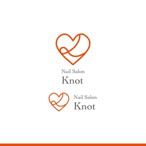 REVELA (REVELA)さんのネイルサロン「Nail salon Knot」のロゴへの提案