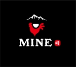 wpaintfactoryさんの海外で展開するラーメン屋「MINE峰」のロゴへの提案