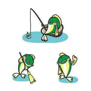 lu01 (lu01)さんの魚のキャラクターデザインへの提案