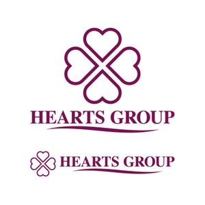 ロゴ研究所 (rogomaru)さんのホールディングス　HEARTS GROUP　のロゴへの提案