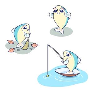 かいばら　せり (neconi)さんの魚のキャラクターデザインへの提案