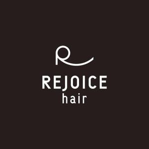 元気な70代です。 (nakaya070)さんの美容室　REJOICE hair（リジョイス　ヘア）のロゴへの提案