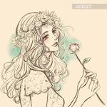 28KEY / ツバキ (28key0)さんの美容・健康商品女性向け　ベルサイユの薔薇・宝塚系女性のキャラクターデザインへの提案