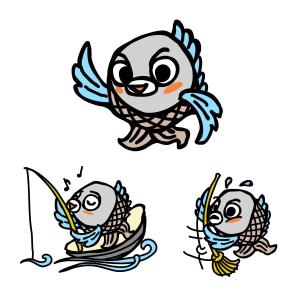 dscltyさんの魚のキャラクターデザインへの提案