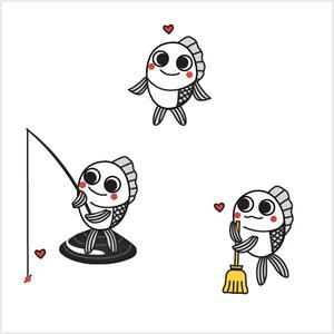 g.graphics ()さんの魚のキャラクターデザインへの提案