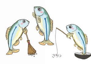 Cecily (Cecily)さんの魚のキャラクターデザインへの提案