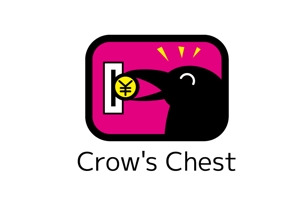 レイ (YohkoHorikawa)さんのカラスの自動販売機　「crow chest」 のロゴ（商標登録なし）への提案