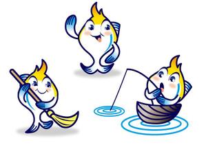 marukei (marukei)さんの魚のキャラクターデザインへの提案