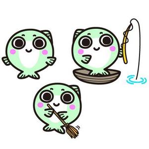 ParuNaka (parunaka)さんの魚のキャラクターデザインへの提案