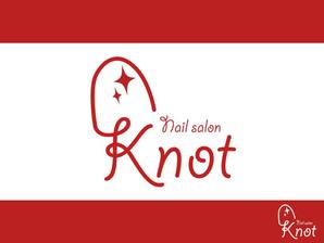 Rui (--Rui--)さんのネイルサロン「Nail salon Knot」のロゴへの提案