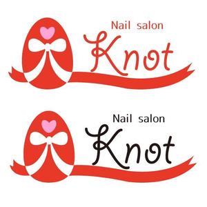 Rabbit ()さんのネイルサロン「Nail salon Knot」のロゴへの提案