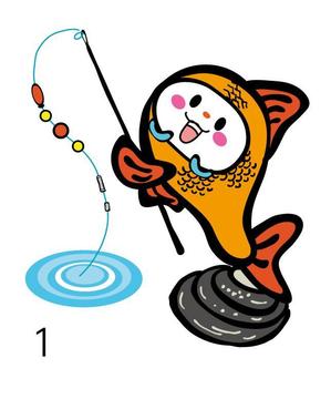 なにに★ぬこ (chiezo108)さんの魚のキャラクターデザインへの提案