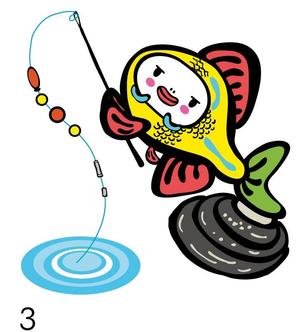 なにに★ぬこ (chiezo108)さんの魚のキャラクターデザインへの提案