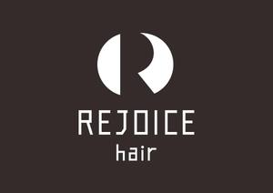 d-tee3772さんの美容室　REJOICE hair（リジョイス　ヘア）のロゴへの提案