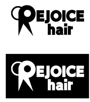 k2naga (hafaadaikei)さんの美容室　REJOICE hair（リジョイス　ヘア）のロゴへの提案