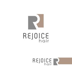 atomgra (atomgra)さんの美容室　REJOICE hair（リジョイス　ヘア）のロゴへの提案