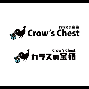 konamaru (konamaru)さんのカラスの自動販売機　「crow chest」 のロゴ（商標登録なし）への提案