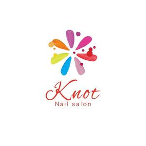 ふくみみデザイン (fuku33)さんのネイルサロン「Nail salon Knot」のロゴへの提案