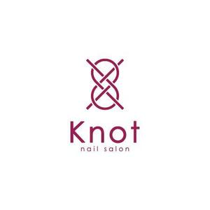 yusa_projectさんのネイルサロン「Nail salon Knot」のロゴへの提案
