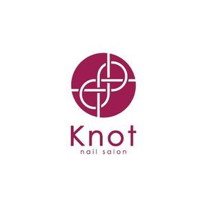 yusa_projectさんのネイルサロン「Nail salon Knot」のロゴへの提案