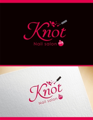 forever (Doing1248)さんのネイルサロン「Nail salon Knot」のロゴへの提案