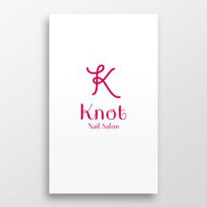 doremi (doremidesign)さんのネイルサロン「Nail salon Knot」のロゴへの提案