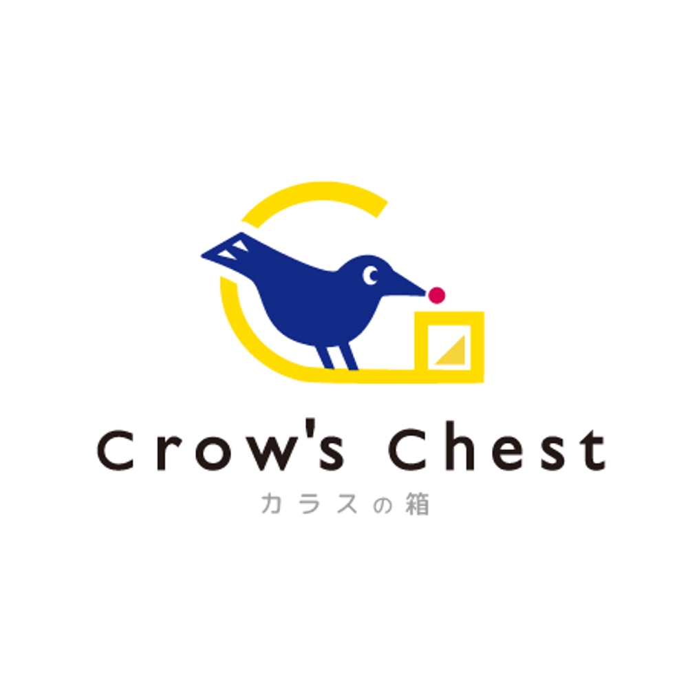 カラスの自動販売機　「crow chest」 のロゴ（商標登録なし）