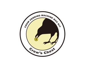 GoGo (g412)さんのカラスの自動販売機　「crow chest」 のロゴ（商標登録なし）への提案