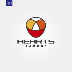 KEDStudio (masa721mark)さんのホールディングス　HEARTS GROUP　のロゴへの提案