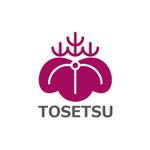 ひよこ (hiyodango)さんの建築関係会社　桐設のロゴ　桐紋「五三桐」をモチーフにシンプルなデザイン　図形の下にＴＯＳＥＴＳＵへの提案