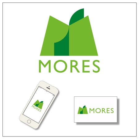 chanlanさんの株式会社MORESのロゴへの提案