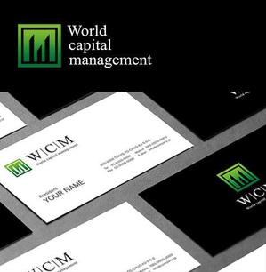 Not Found (m-space)さんの新規設立「World capital management」建設•運送•介護の統合会社のロゴ への提案