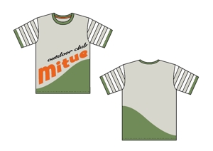 osekiさんのアウトドアイベントチームのTシャツでざへの提案