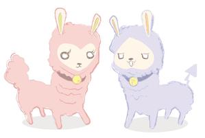 ま (MUDRA)さんの女性向けサイトの動物キャラクター作成（アルパカ）への提案