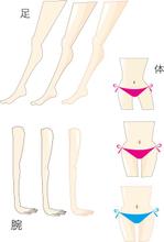 pukuthiさんのエステサロンの施術部位のイラストへの提案